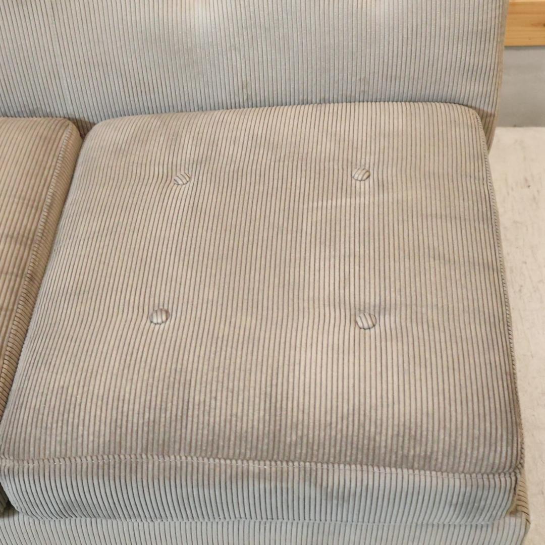 クラッシュゲート GRESS 2人掛けソファ 右肘 ジャガード ベンチソファー