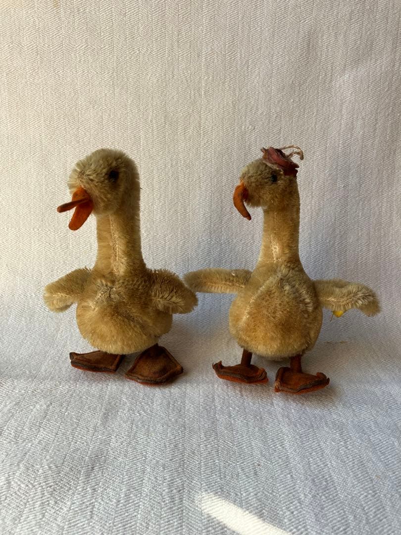 STEIFF DUCK シュタイフ アヒル ヒヨコ 希少 アンティークぬいぐるみ