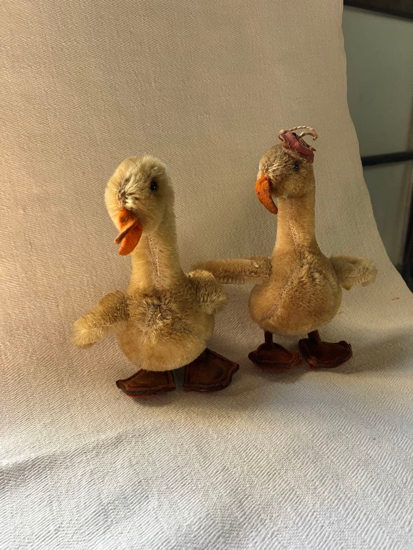 STEIFF DUCK シュタイフ アヒル ヒヨコ 希少 アンティークぬいぐるみ