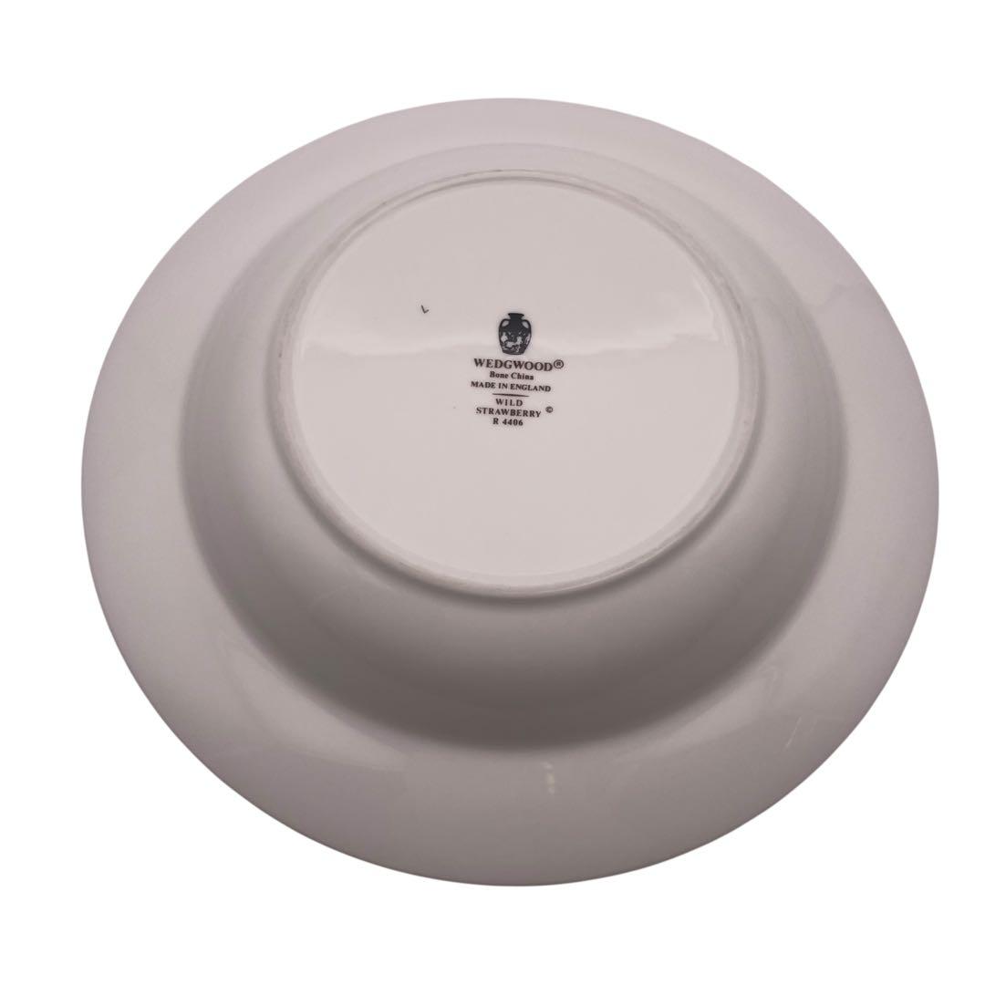 人気　ウェッジウッド ストロベリー&バイン スープ皿 20cm 4枚 美品