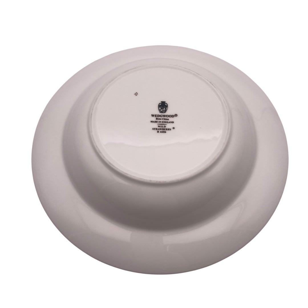 人気　ウェッジウッド ストロベリー&バイン スープ皿 20cm 4枚 美品