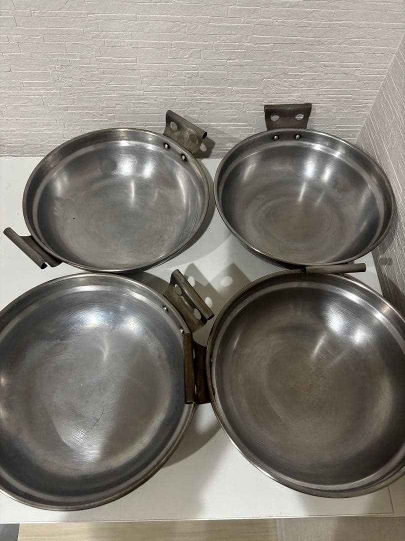 99.ステンレス　1人用鍋　計7個　両手鍋　アウトドア　キャンプ等