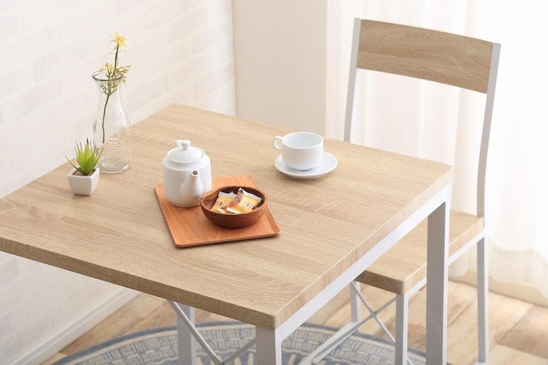 《新品・送料無料》【3点セット】courage 幅70cmテーブル+チェア2脚