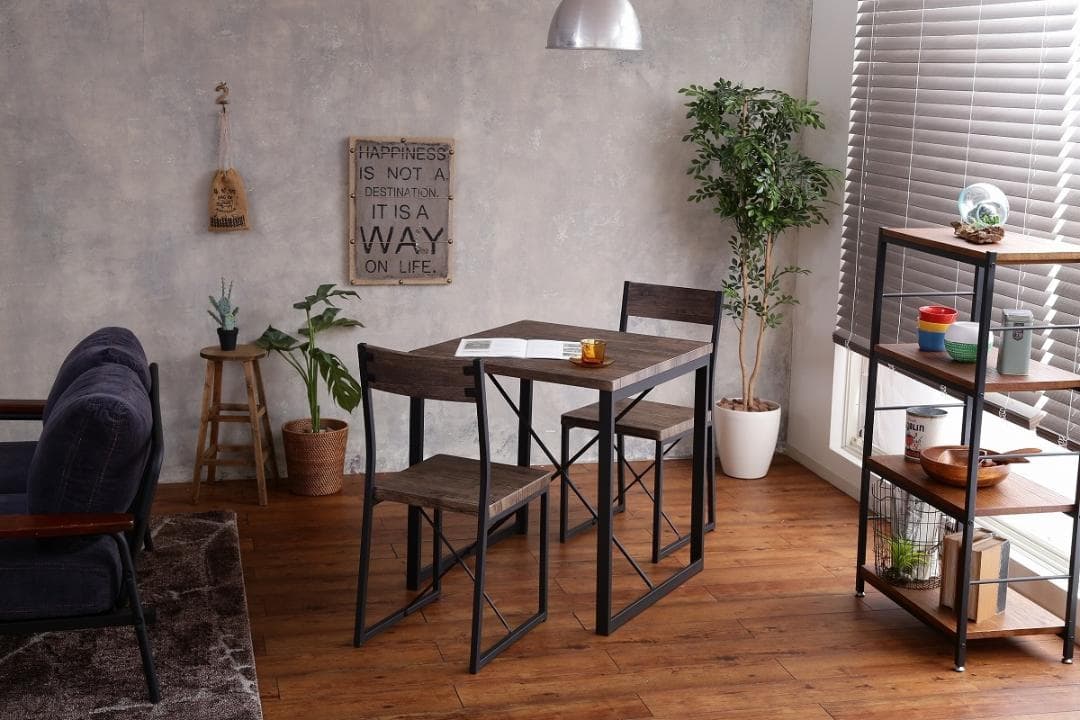 《新品・送料無料》【3点セット】courage 幅70cmテーブル+チェア2脚