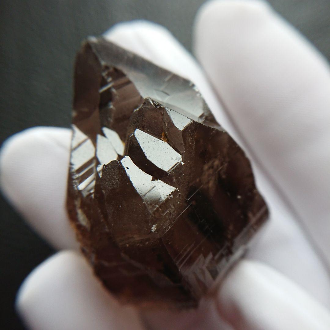 ガウリシャンカール産 スモーキークォーツ ダブルポイント カテドラル