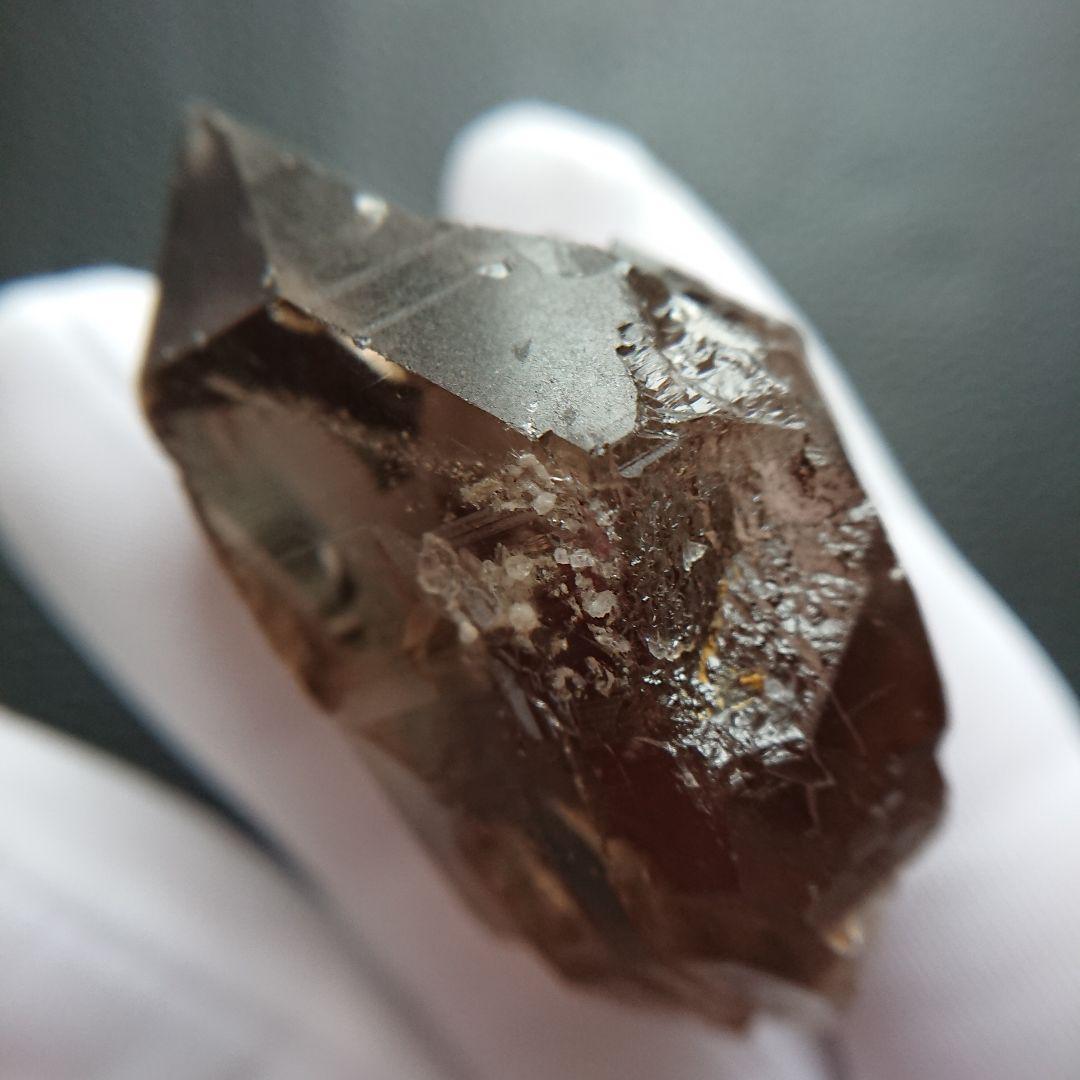 ガウリシャンカール産 スモーキークォーツ ダブルポイント カテドラル