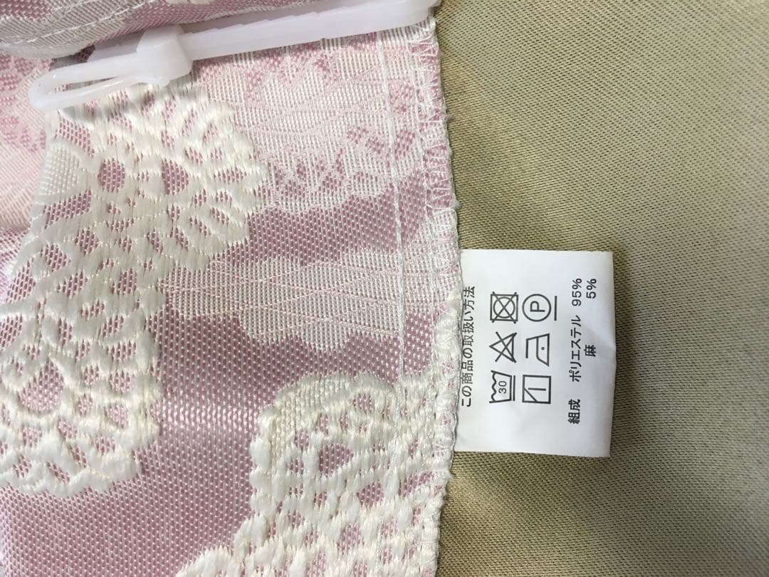 【中古】クロシェ　ピンクカーテン、シャイニーベール