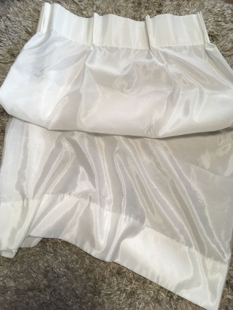 【中古】クロシェ　ピンクカーテン、シャイニーベール