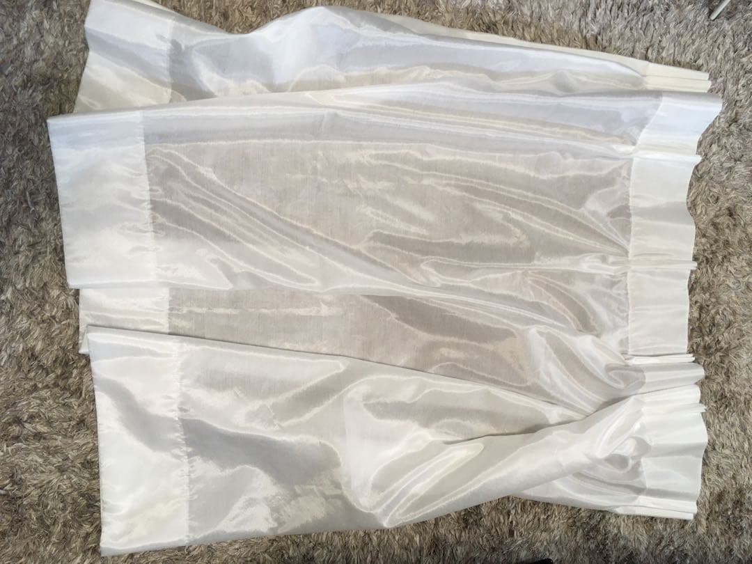 【中古】クロシェ　ピンクカーテン、シャイニーベール