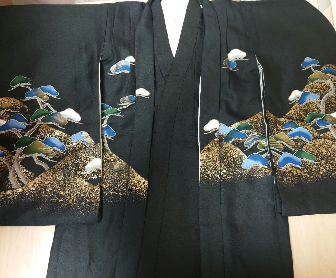 七五三 セット　黒青 　大きめ