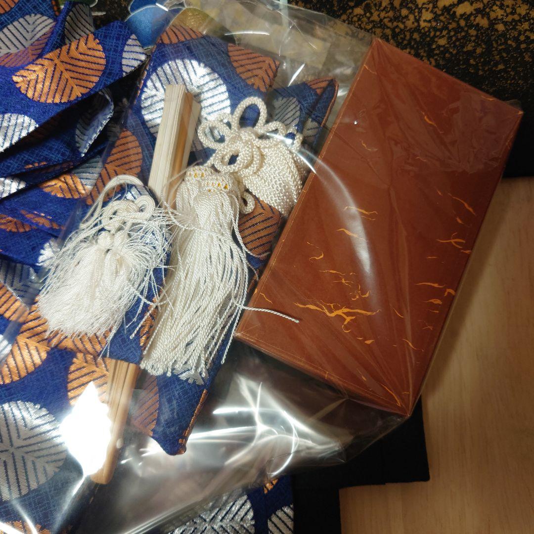 七五三 セット　黒青 　大きめ