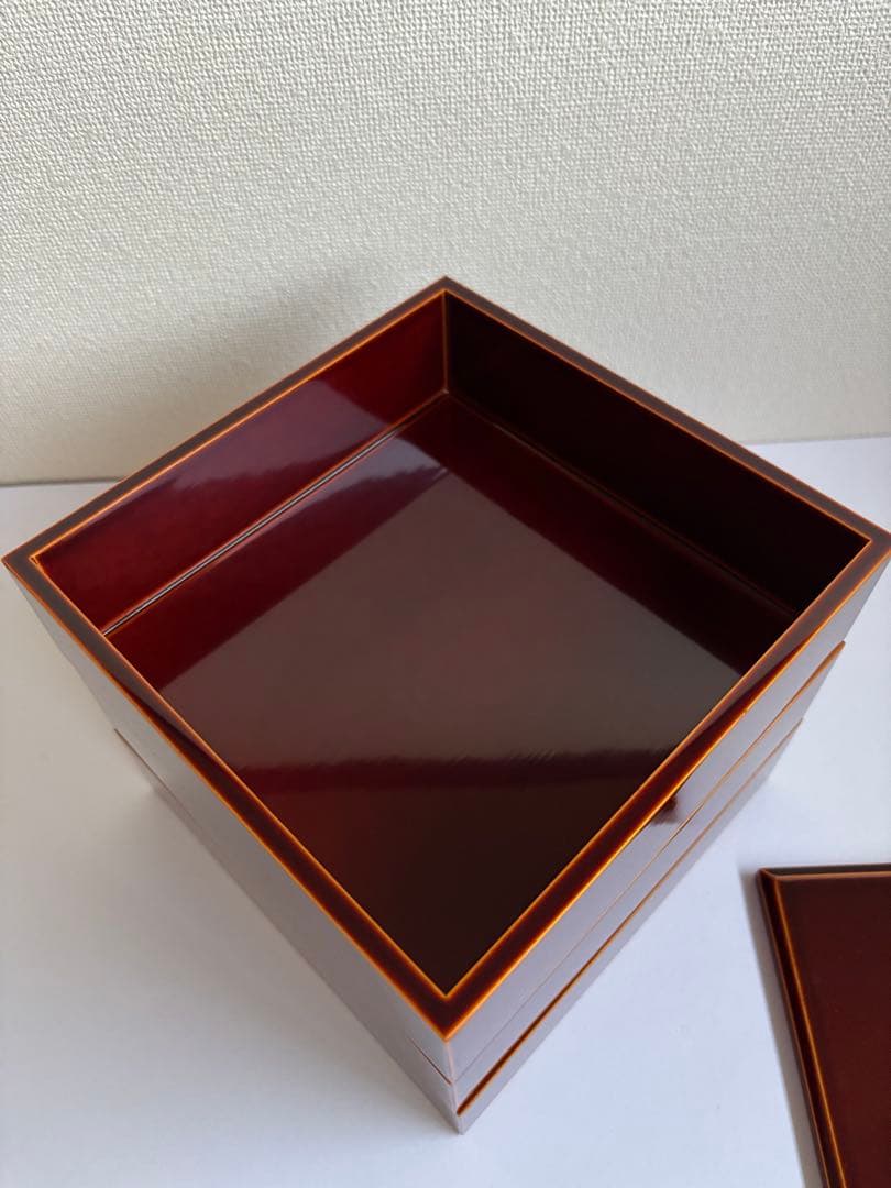 【飛騨春慶】三段重 18cm お正月 おせち 重箱