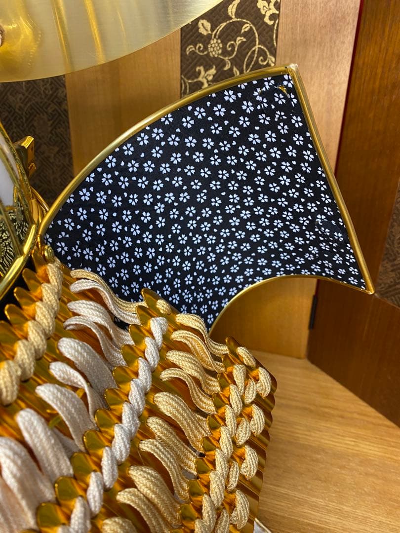 上杉謙信　東京久月　五月人形　着用兜飾り収納セット・着用できる兜