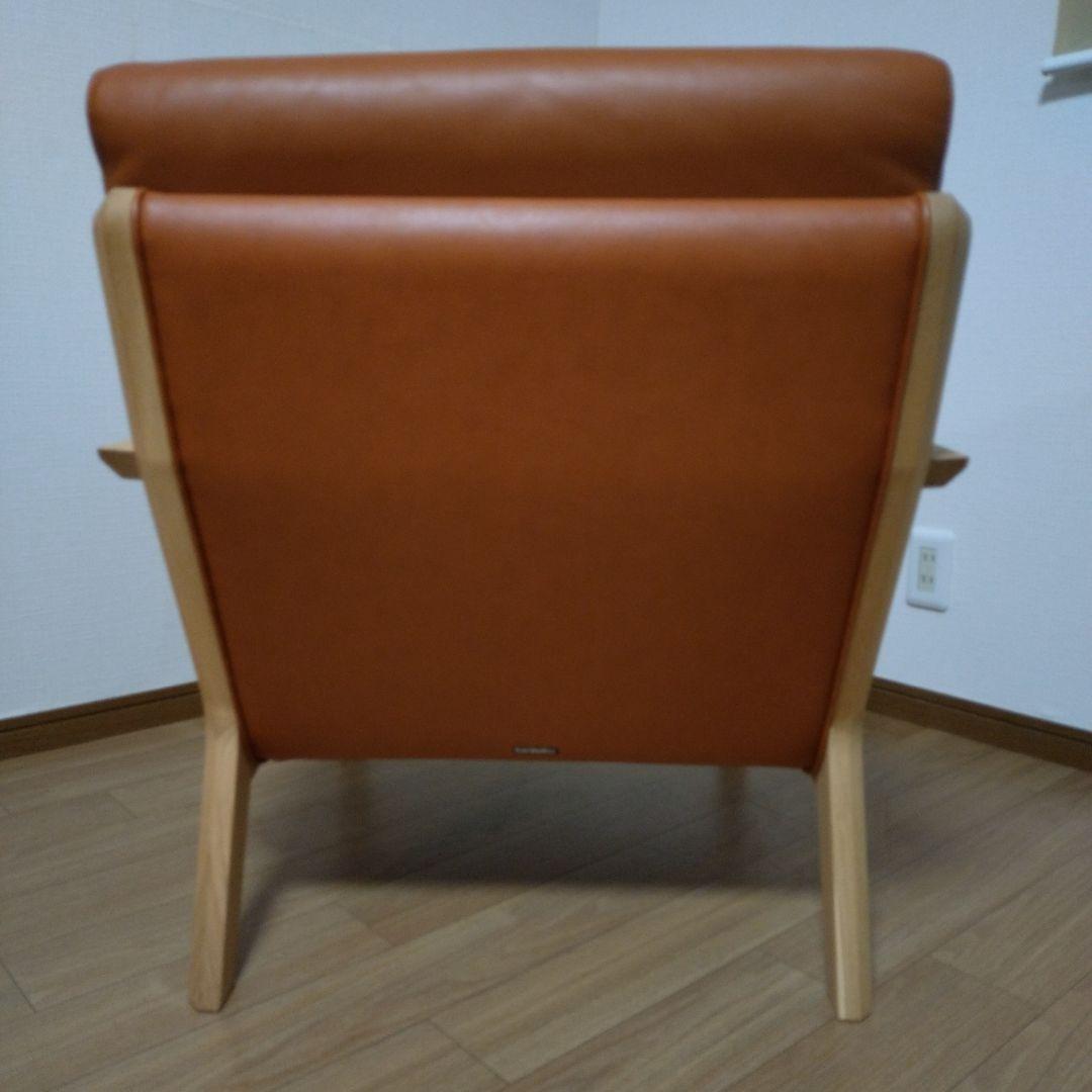 専用　引き取り　カリモク　レザー　パーソナルアームチェア
