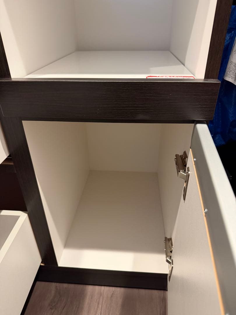 2/10まで【美品】ダークブラウン 食器棚 幅約120cm ニトリ