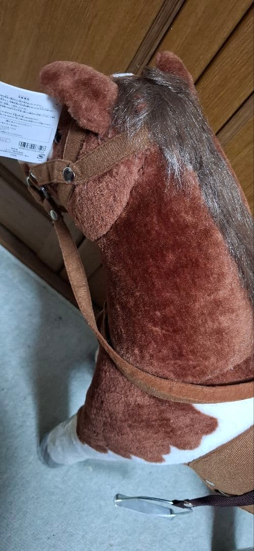 座れるアニマル ぬいぐるみ馬