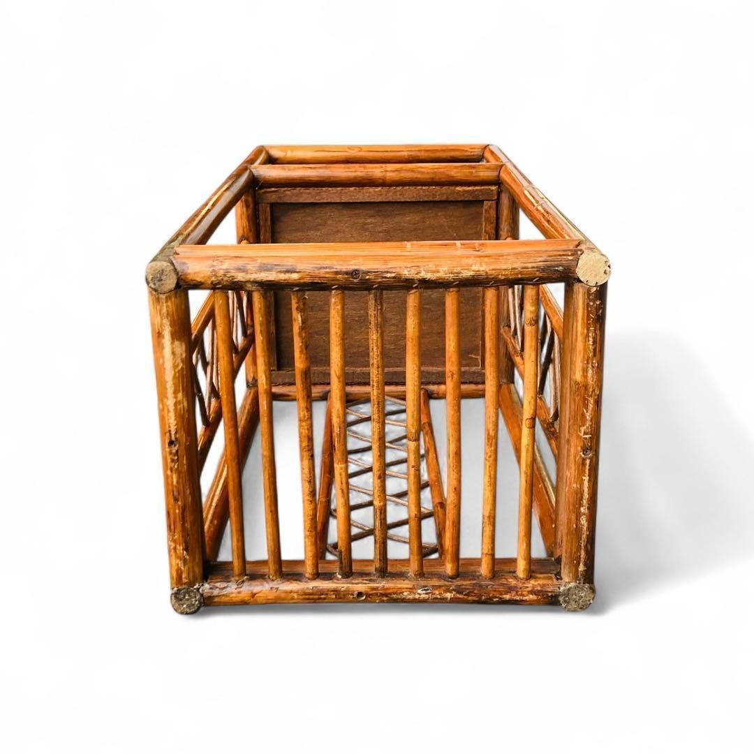 藤家具 ラタン ドレッサー 鏡台 ラック ヴィンテージ 昭和レトロ 古民家