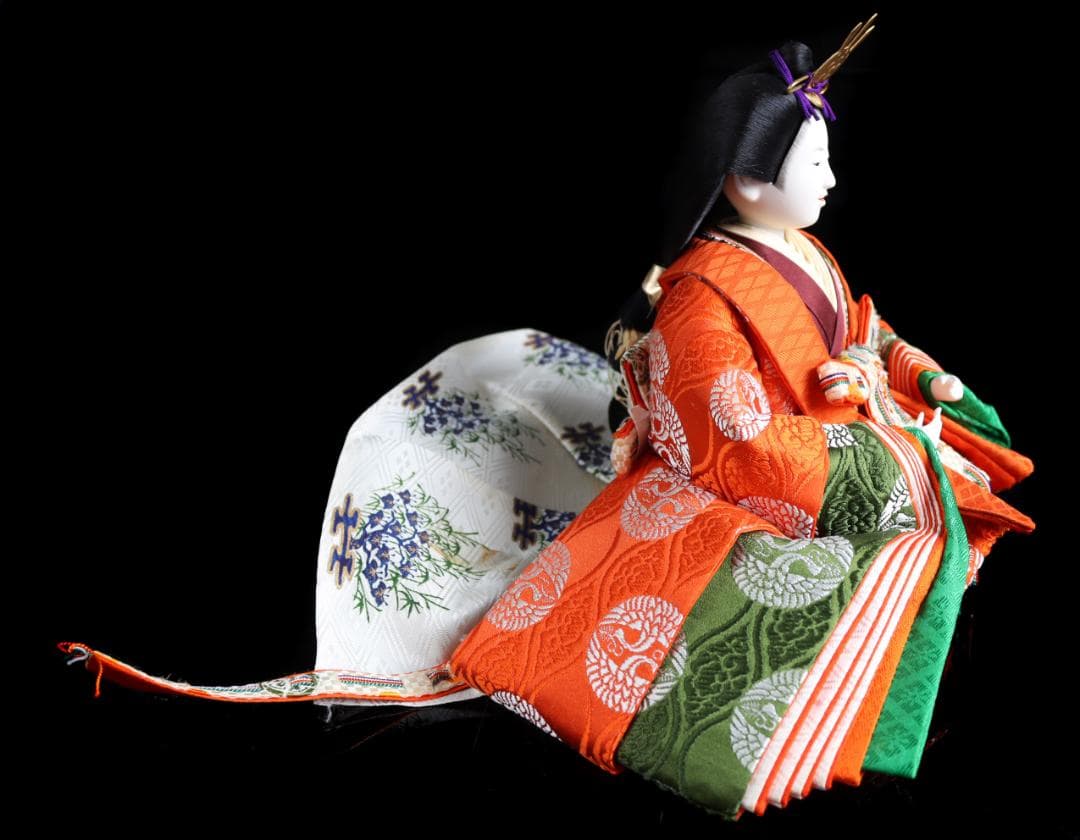 京人形 田中彌 雛人形 平安 田中弥 ひな 共箱