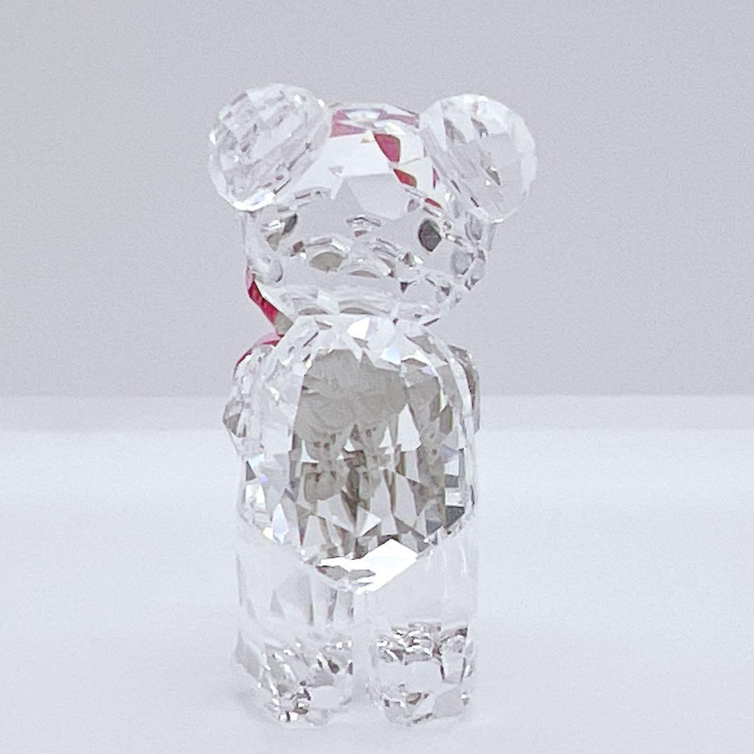 【箱付】スワロフスキー クリスベア くま 赤いバラ 薔薇 リボン 入手困難 廃盤