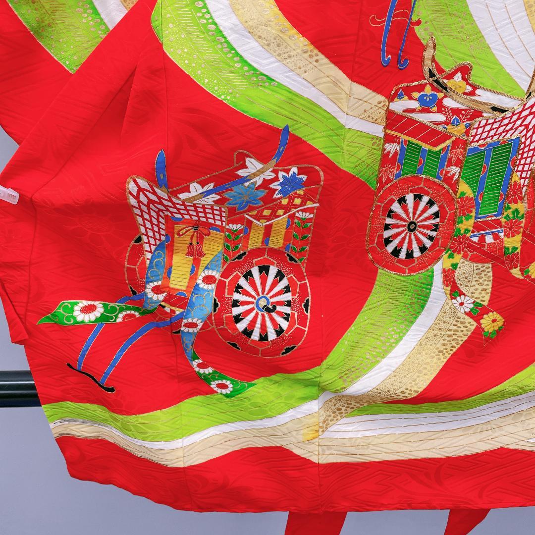 ★4023★ 子供着物 襦袢付き 一つ身 女の子 七五三 3才