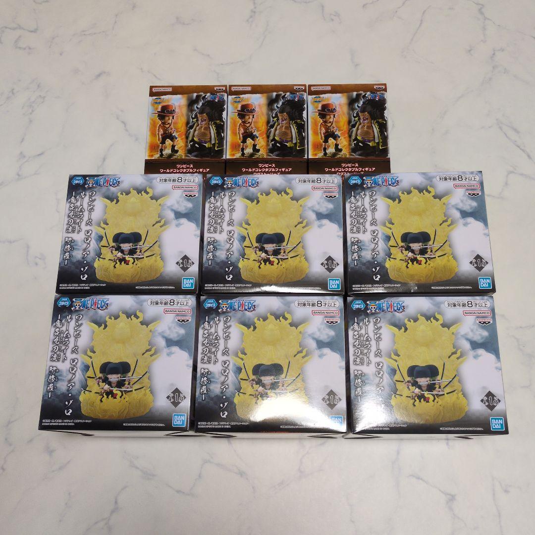 ワンピース ワンピース フィギュア ルームライト まとめ売り 9点