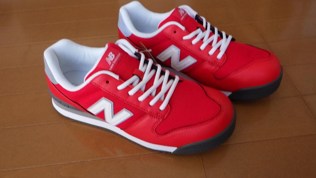 New Balance PL-331 安全靴 27cm レッド　未使用品
