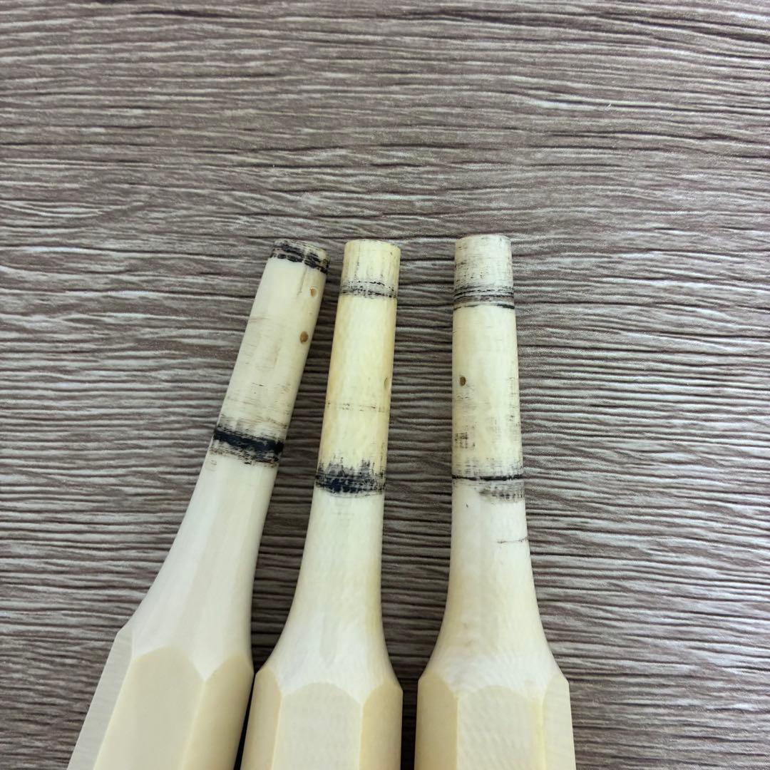 三味線 撥 バチ 糸巻き 天然素材 三本セット