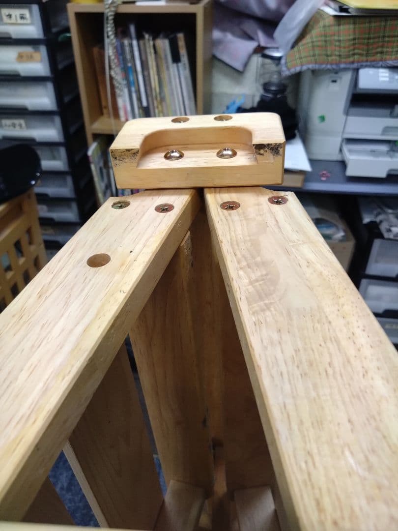 中居木工　ひのきスノコマット 折りたたみマット スプリング付き①