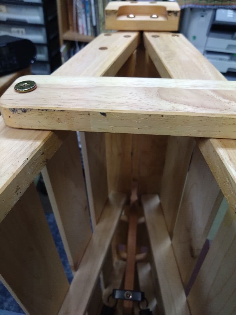 中居木工　ひのきスノコマット 折りたたみマット スプリング付き①