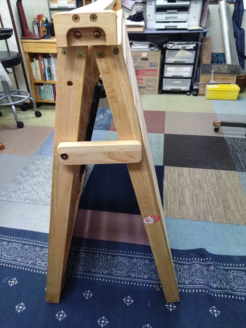 中居木工　ひのきスノコマット 折りたたみマット スプリング付き①