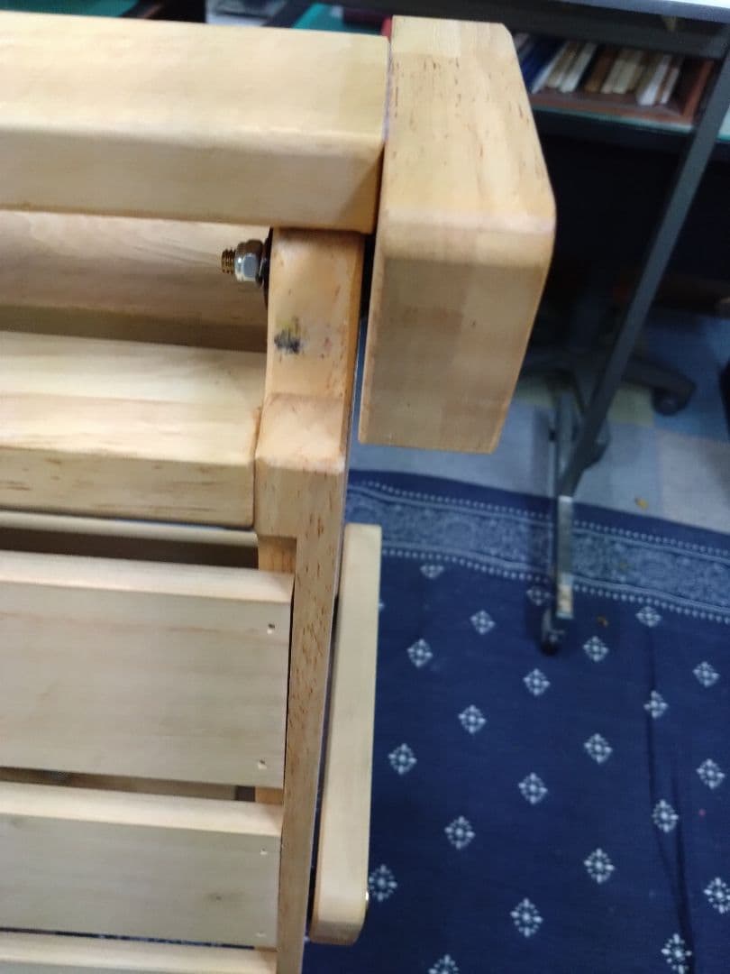 中居木工　ひのきスノコマット 折りたたみマット スプリング付き①