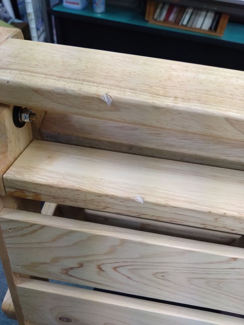 中居木工　ひのきスノコマット 折りたたみマット スプリング付き①