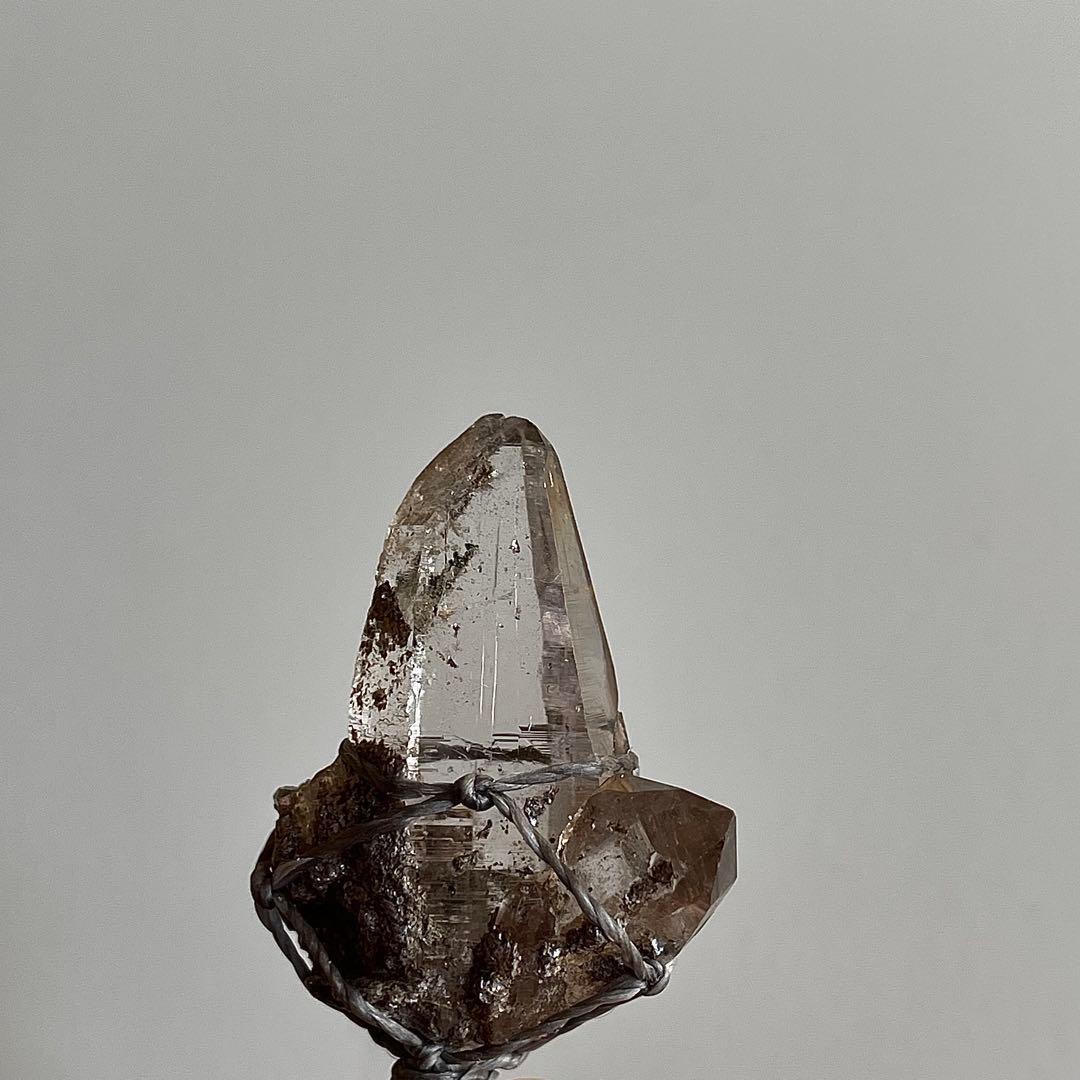 ヒマラヤ水晶 ガネッシュヒマール ＊ マクラメペンダント ネックレス 60