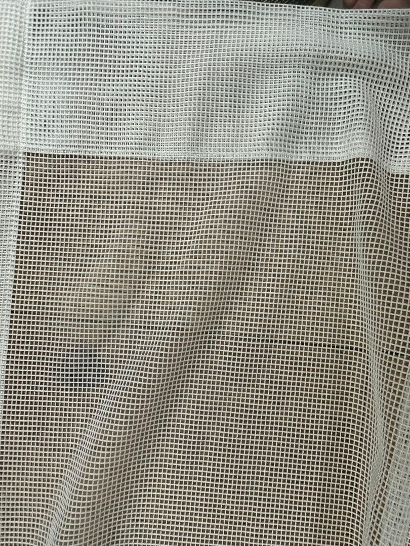 川島織物セルコンのレース　650mm x1600mm x2
