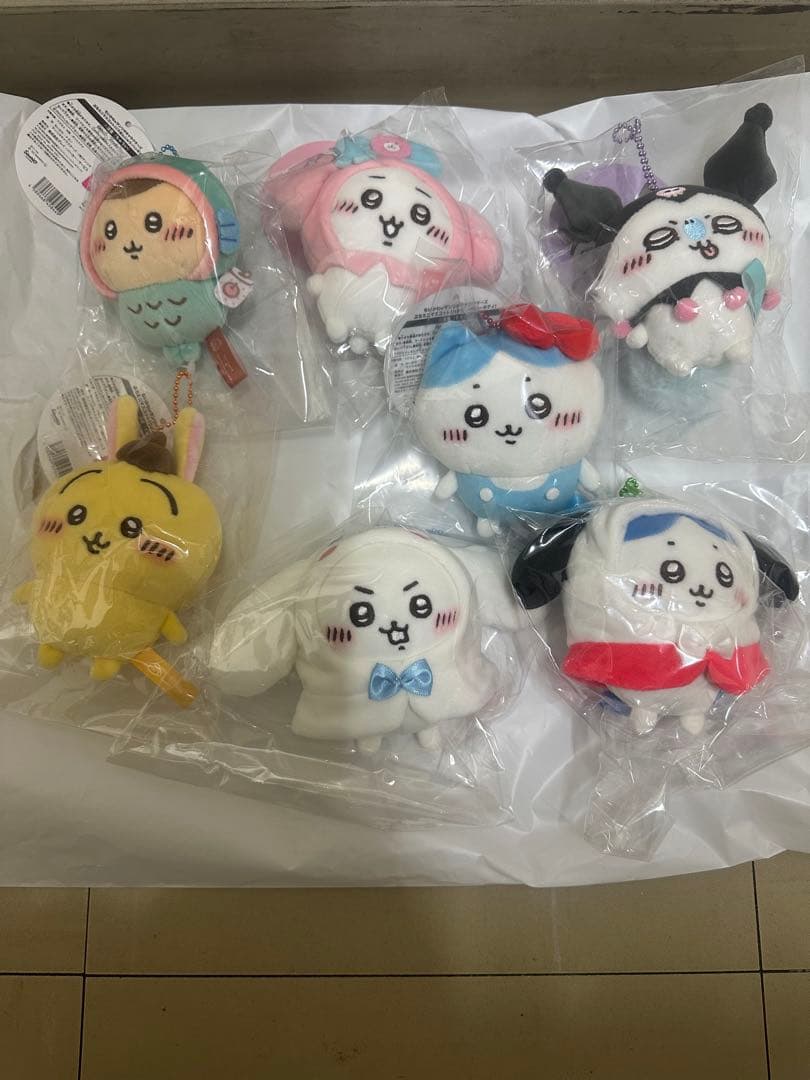 ちいかわ サンリオキャラクターズ ぷちミニマスコット 7種コンプリート