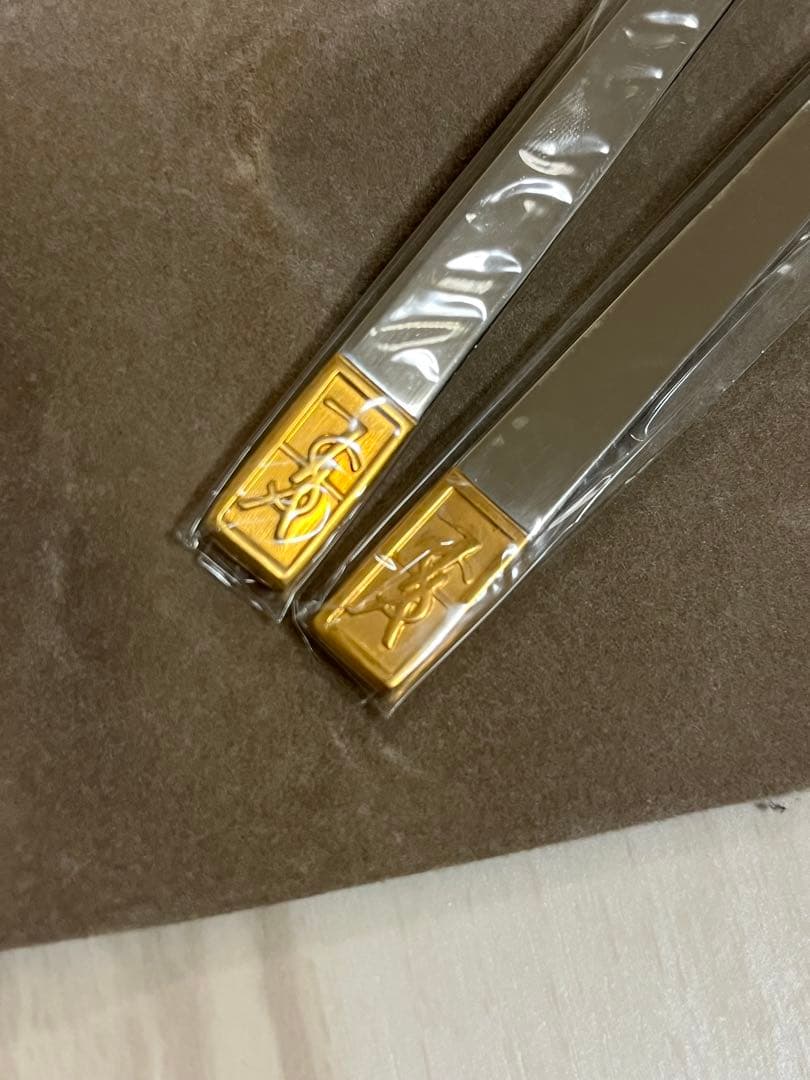 YSL イヴサンローラン カトラリー デザート スプーン ピック　各5本