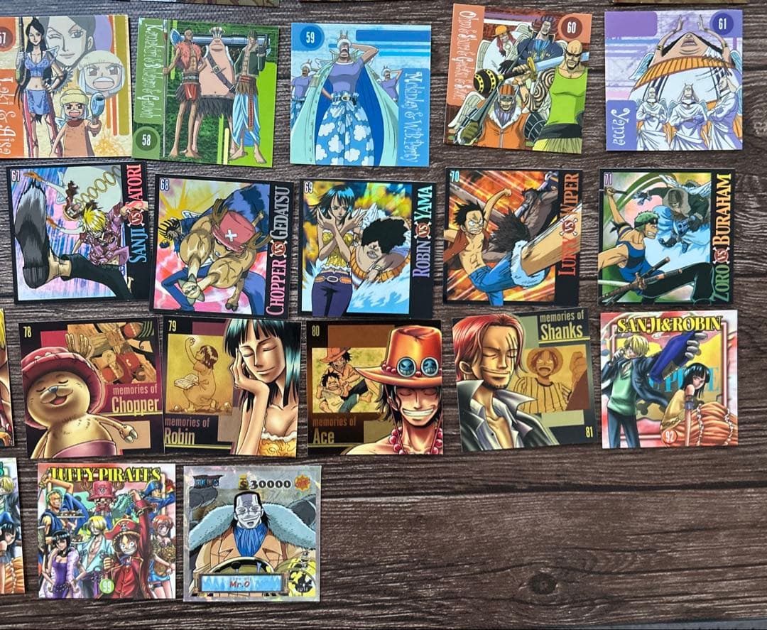 平成レトロ激レア ワンピース 森永シール86枚セット - メルカリ