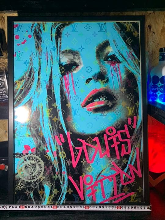 特大A2サイズ インテリアポスター オマージュ 額縁付き 送料無料 ルイヴィトン