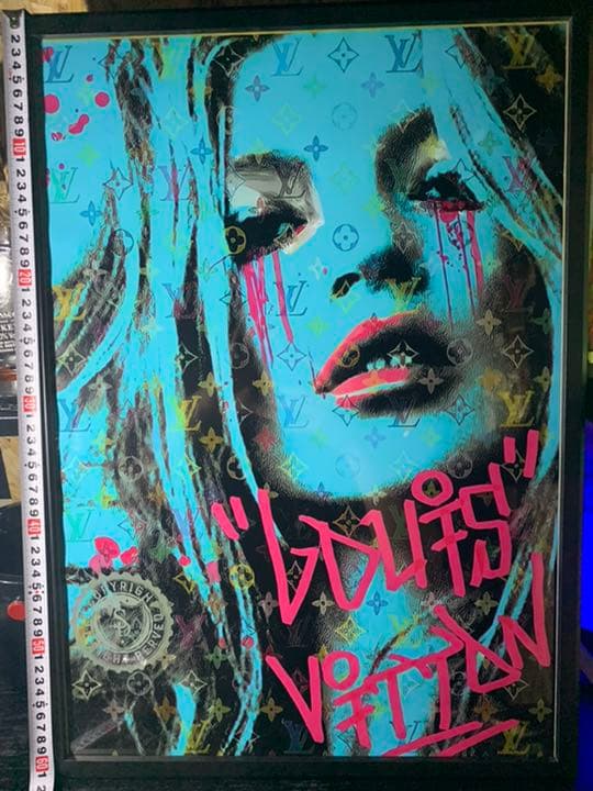 特大A2サイズ インテリアポスター オマージュ 額縁付き 送料無料 ルイヴィトン
