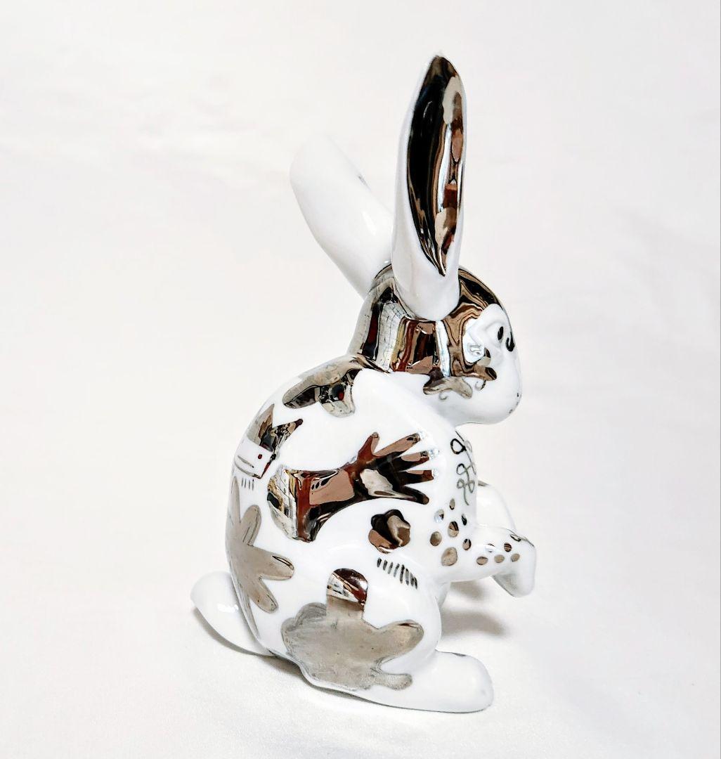 リヤドロ【ほぼ新品 箱栞付】フィギュリン《リデコ 白うさぎ 座って》No7044
