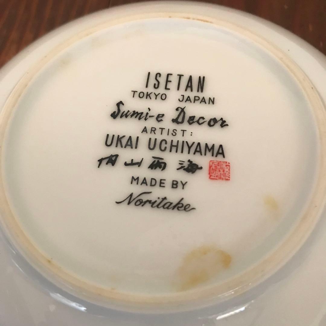 希少】ISETAN ノリタケ 墨絵 内山雨海 皿 5枚セット - メルカリ