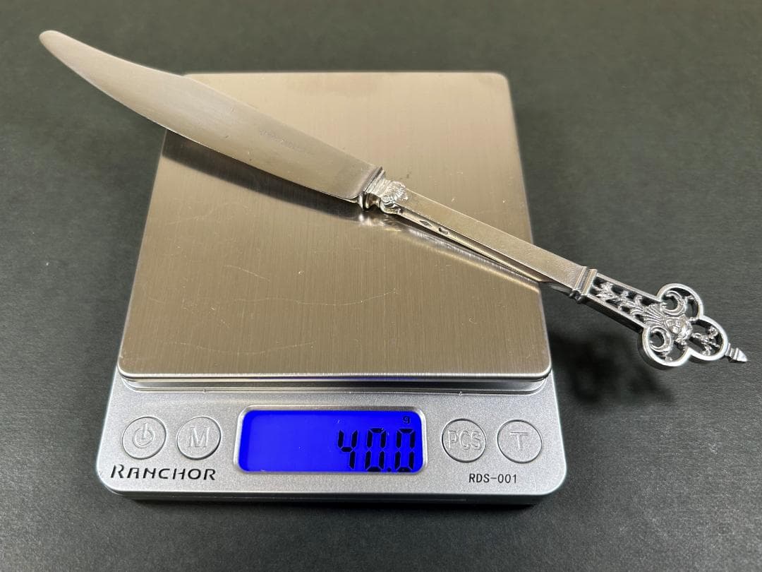 カルディヤック ルネッサンス ナイフ 1本 純銀 シルバー 950 カトラリー