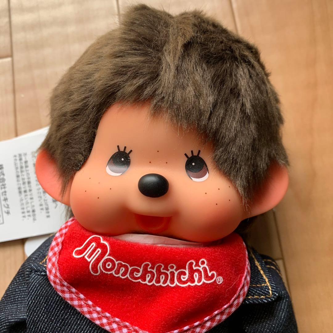 限定 希少品モンチッチ EDWIN コラボ デニム オーバーオールMサイズ