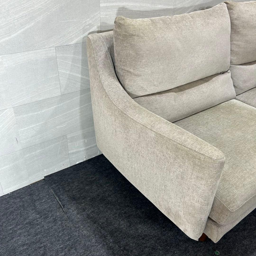 KEYUCA ソファ 布張り 2.5人掛け カールシリーズ シンプル d4484