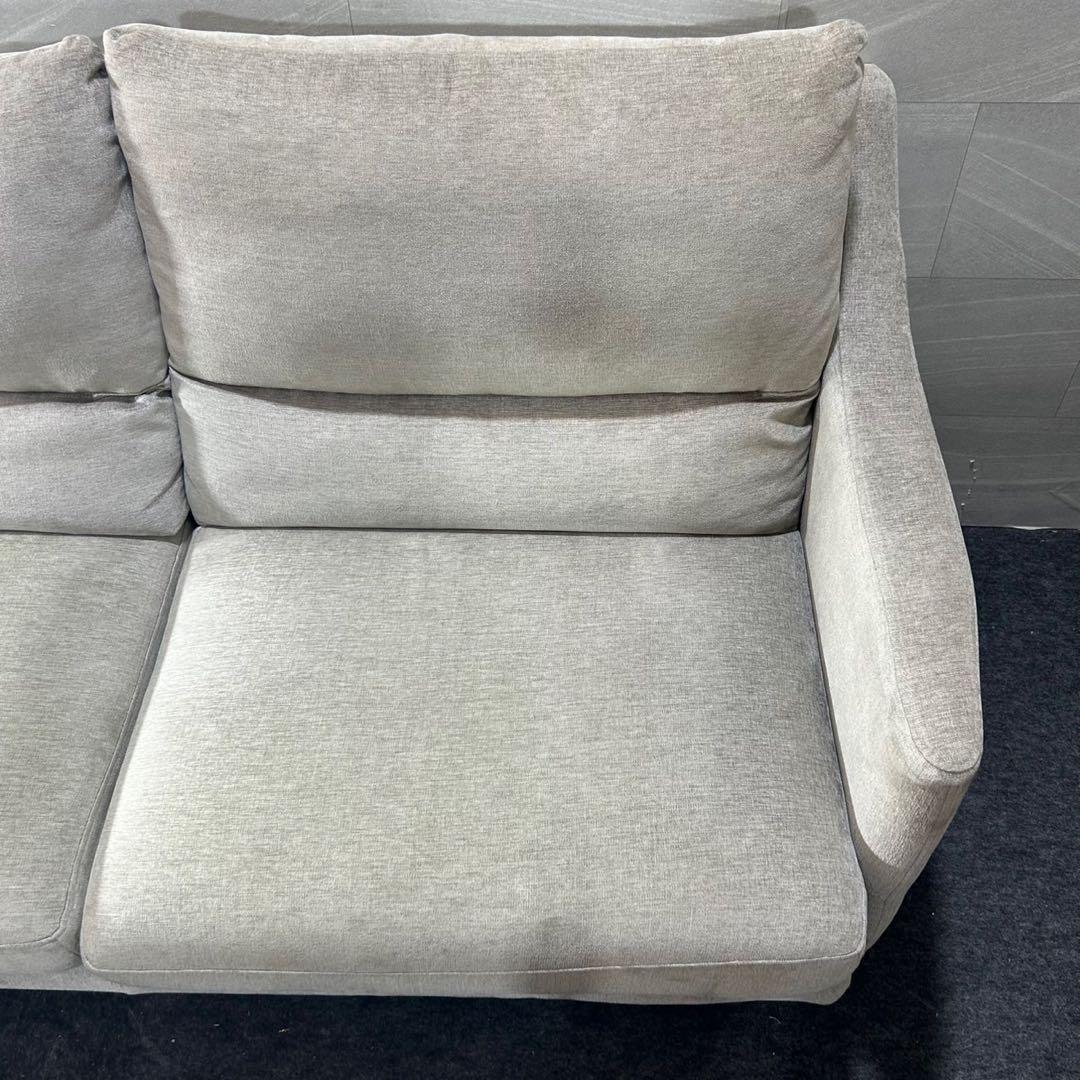 KEYUCA ソファ 布張り 2.5人掛け カールシリーズ シンプル d4484