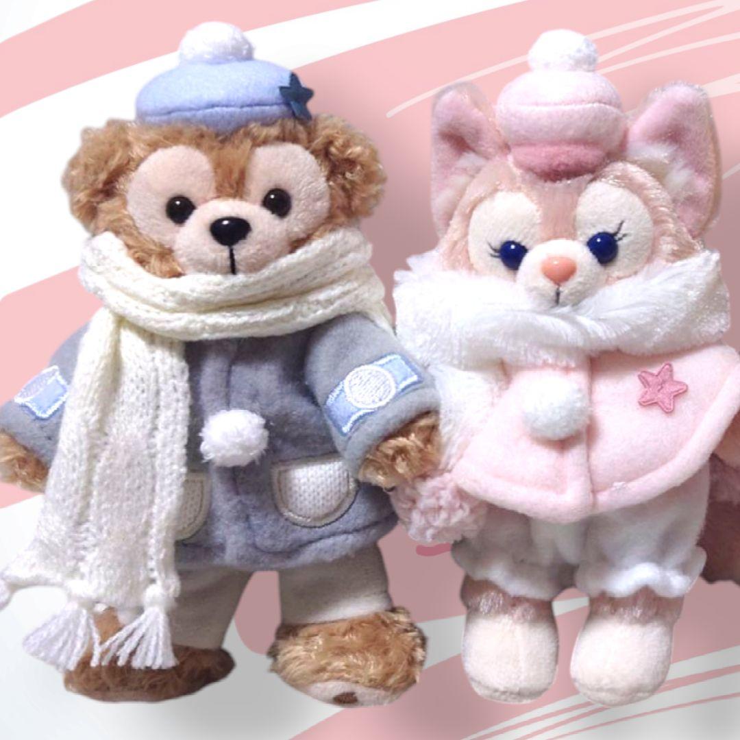 TDS ダンシングスノーフレークス カラフルハピネス ぬいぐるみバッジ 3点