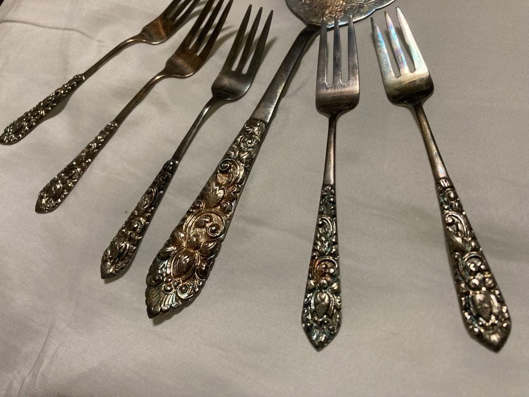 ケーキサーバーとフォークセット　DELUX DT 800 インドネシア製