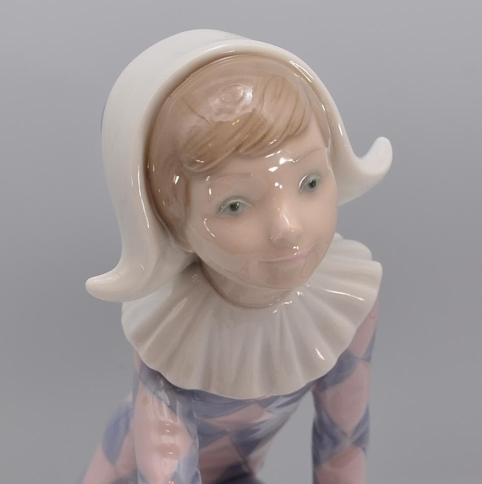 ハーレクイン・ジェスターC　#5077　★リヤドロ　スペイン　ポーセリン　絶版