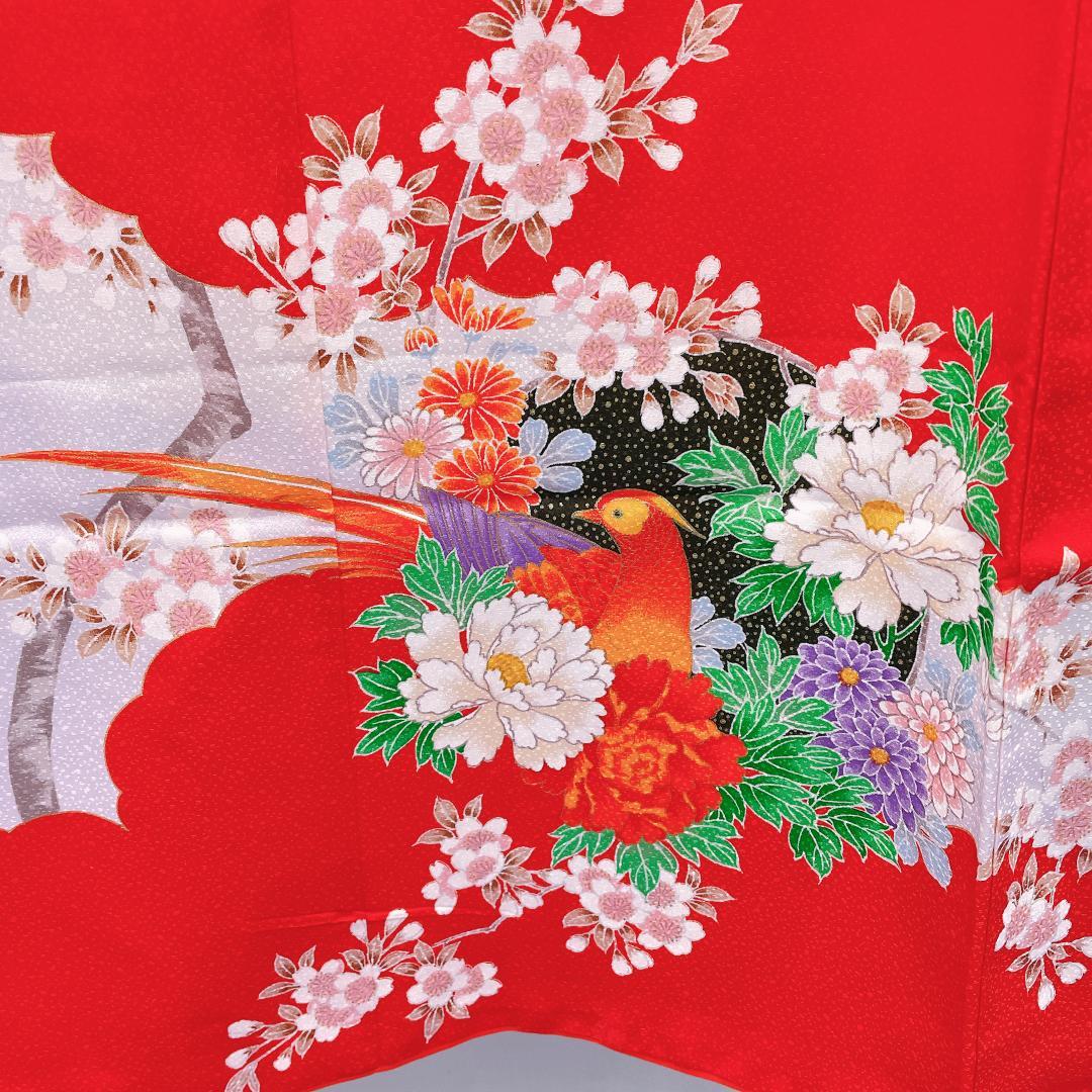 ★4048★ 子供着物 七五三 女の子 四つ身 単品