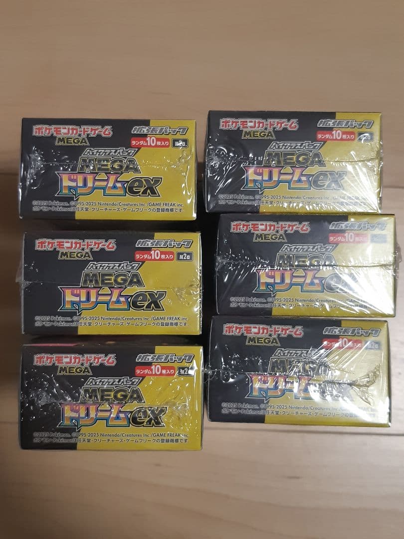 ポケモンカード MEGAドリームex シュリンク付き 6BOX - メルカリ